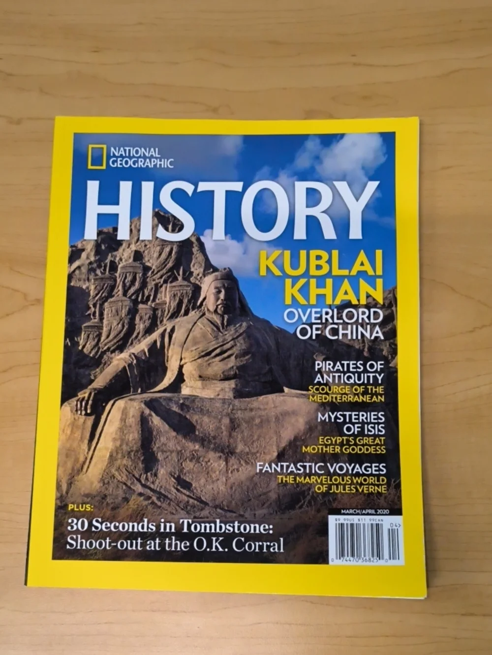 National Geographic History Magazine March/April 2020 Kublai Khan Jules Verne